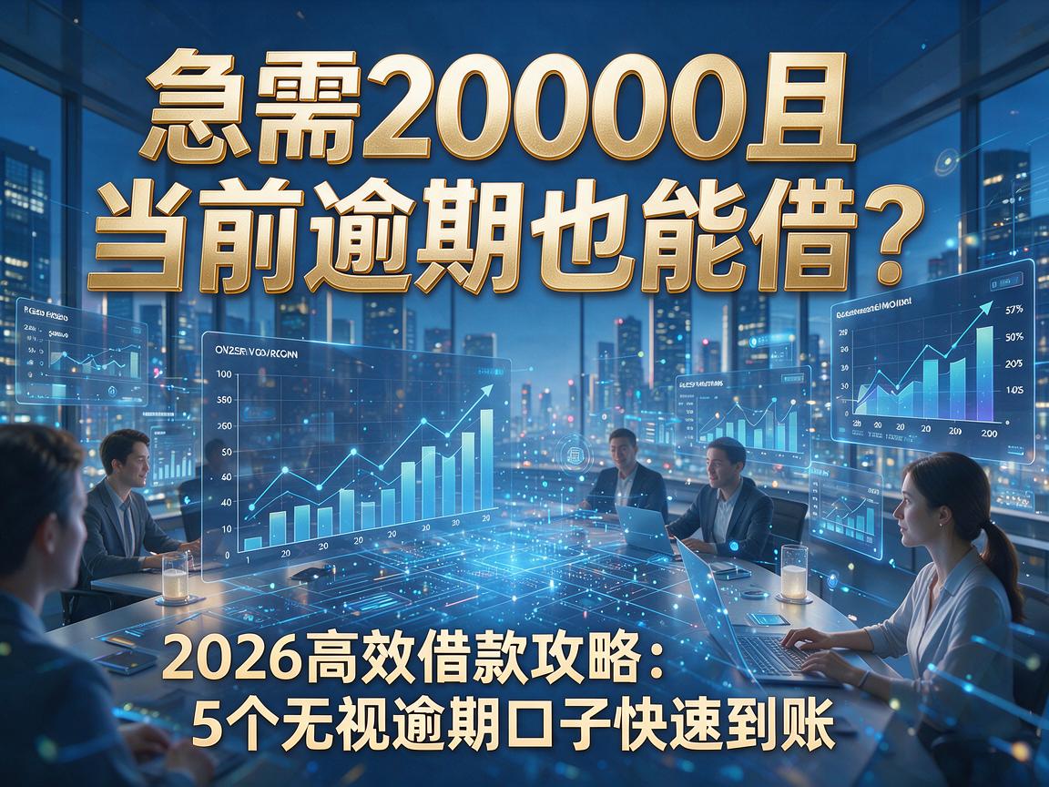 急需20000且当前逾期也能借？2026高效借款攻略：5个无视逾期口子快速到账