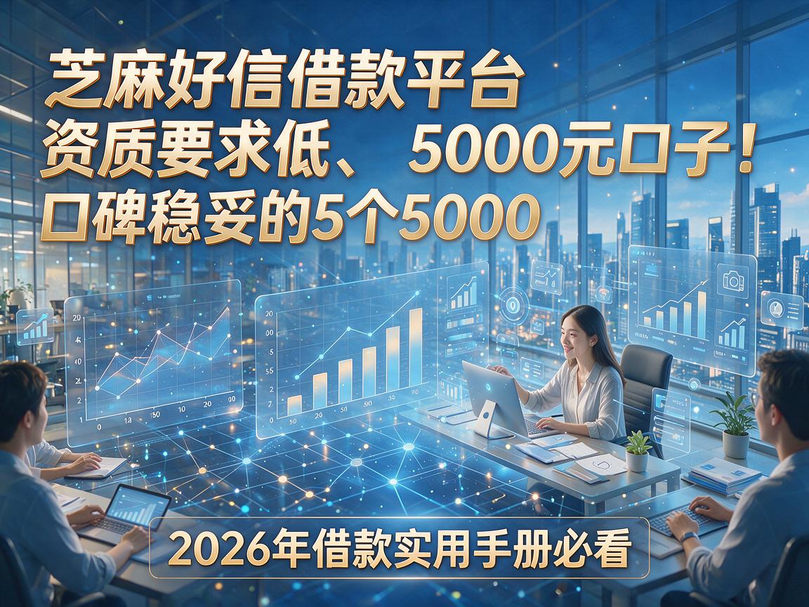 芝麻好信借款平台资质要求低、口碑稳妥的5个5000元口子，2026年借款实用手册必看