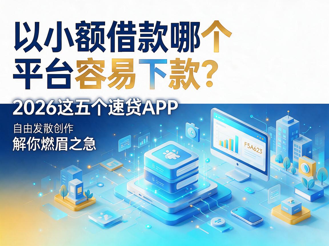 小额借款哪个平台容易下款？2026这五个速贷APP解你燃眉之急