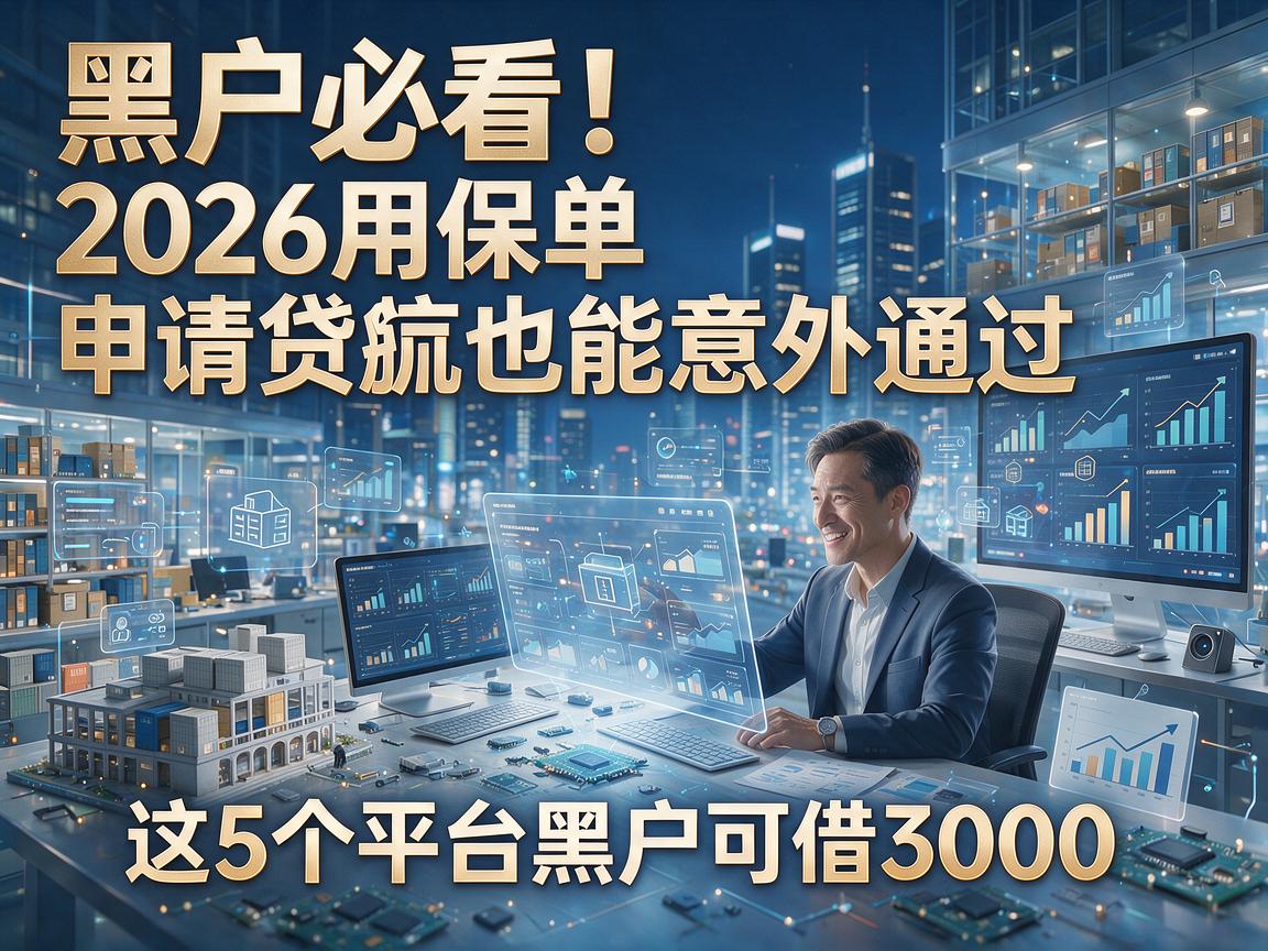 黑户必看！2026用保单申请贷款也能意外通过，这5个平台黑户可借3000