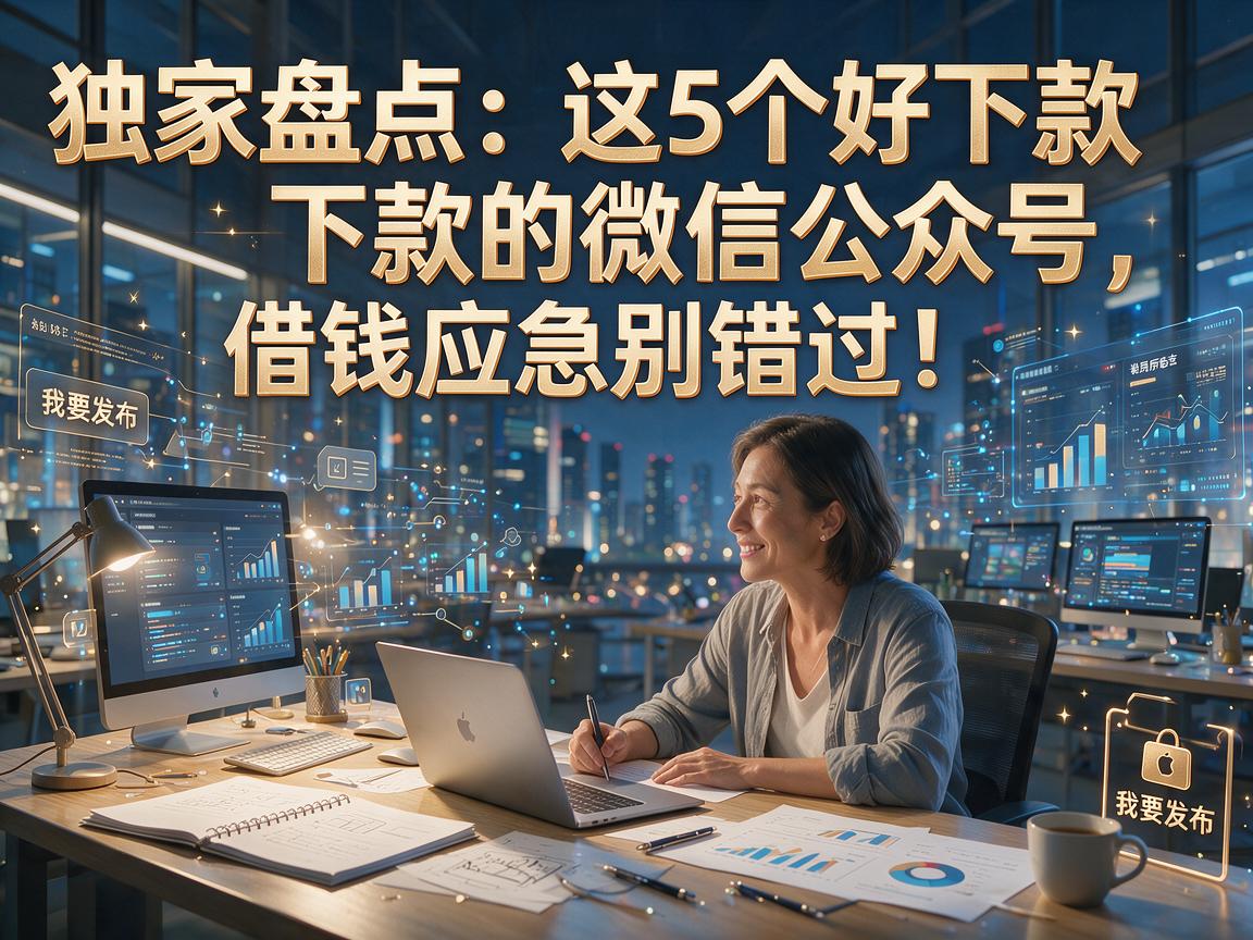 独家盘点：这5个好下款的微信公众号，借钱应急别错过！