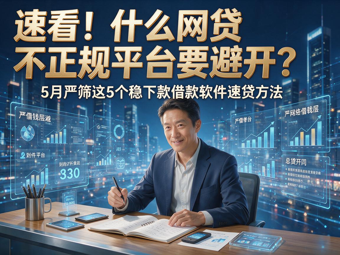 速看!什么网贷不正规平台要避开?5月严筛这5个稳下款借款软件速贷方法