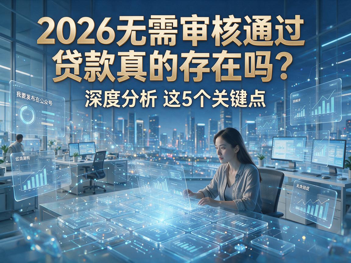 2026无需审核通过贷款真的存在吗？深度分析这5个关键点！