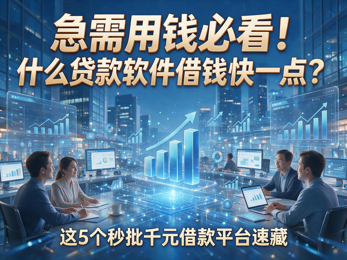 急需用钱必看！什么贷款软件借钱快一点？这5个秒批千元借款平台速藏