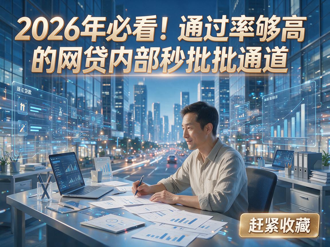 2026年必看！通过率够高的网贷内部秒批通道，赶紧收藏！