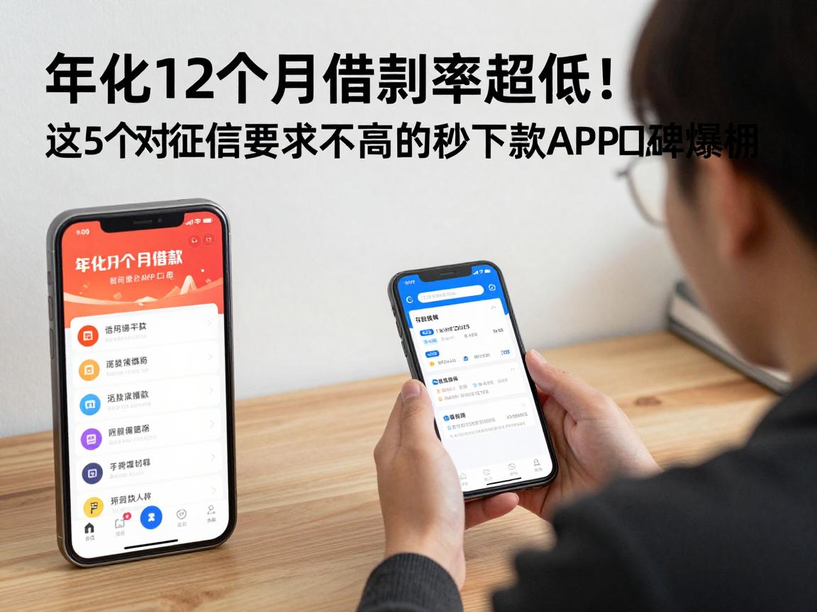 年化12个月借款利率超低！这5个对征信要求不高的秒下款APP口碑爆棚