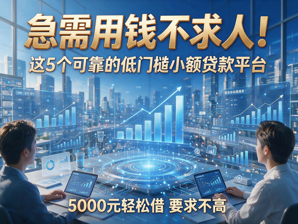 急需用钱不求人！这5个可靠的低门槛小额贷款平台，5000元轻松借要求不高