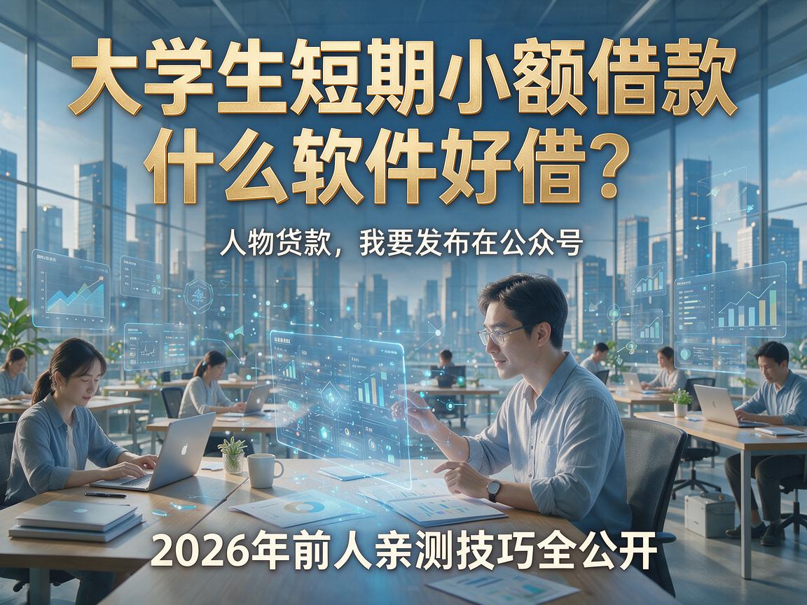 大学生短期小额借款什么软件好借？2026年前人亲测技巧全公开！