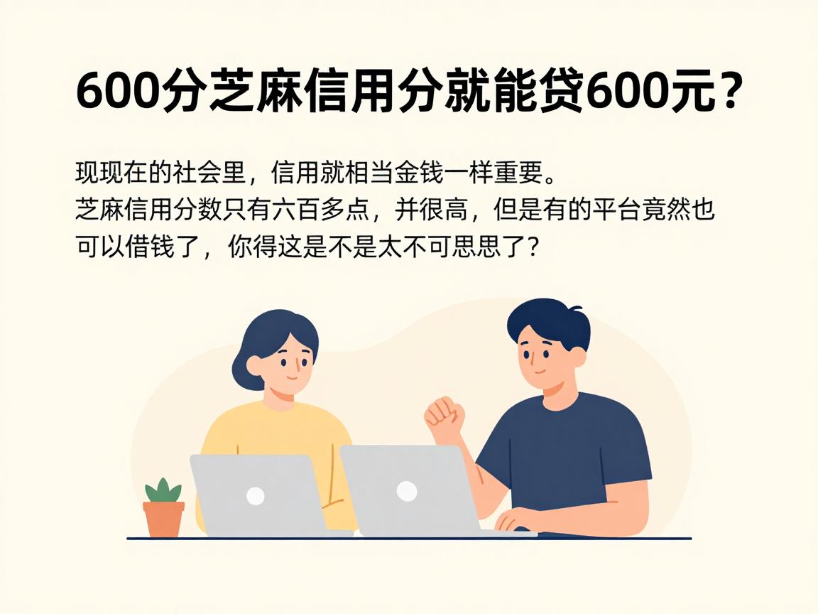 600分芝麻信用分就能贷600元？2026年这5个超长分期平台渠道绝了