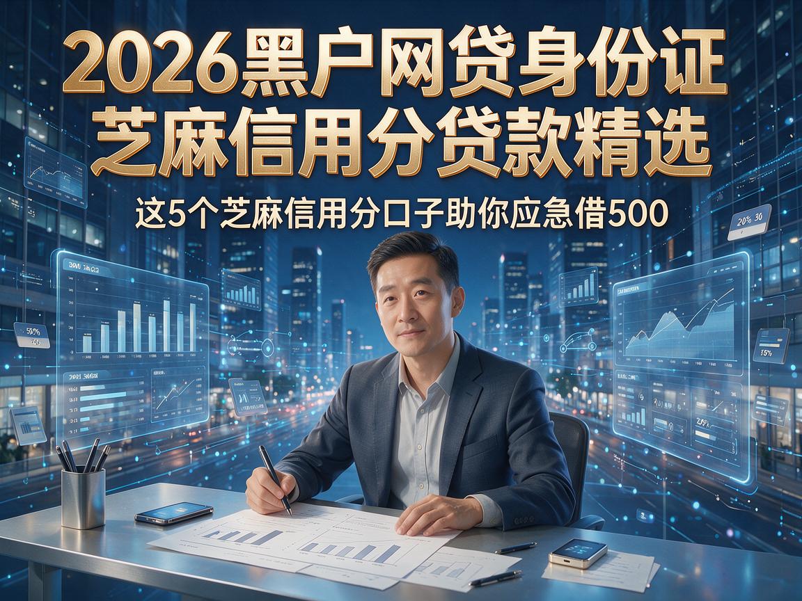 2026黑户网贷身份证芝麻信用分贷款精选，这5个芝麻信用分口子助你应急借500