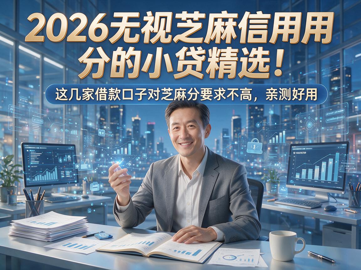 2026无视芝麻信用分的小贷精选！这几家借款口子对芝麻分要求不高，亲测好用