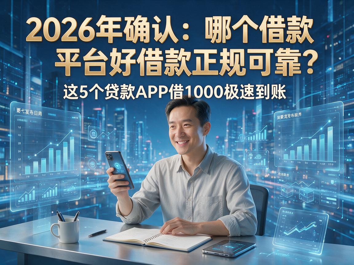 2026年确认:哪个借款平台好借款正规可靠?这5个贷款APP借1000极速到账!