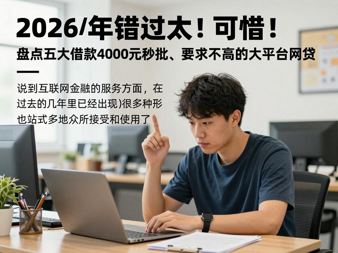 2026年错过太可惜！盘点五大借款4000元秒批、要求不高的大平台网贷