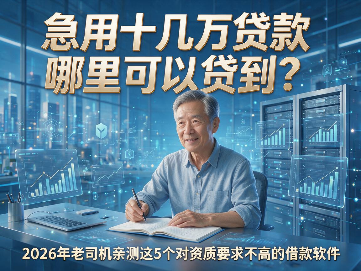 急用十几万贷款哪里可以贷到？2026年老司机亲测这5个对资质要求不高的借款软件