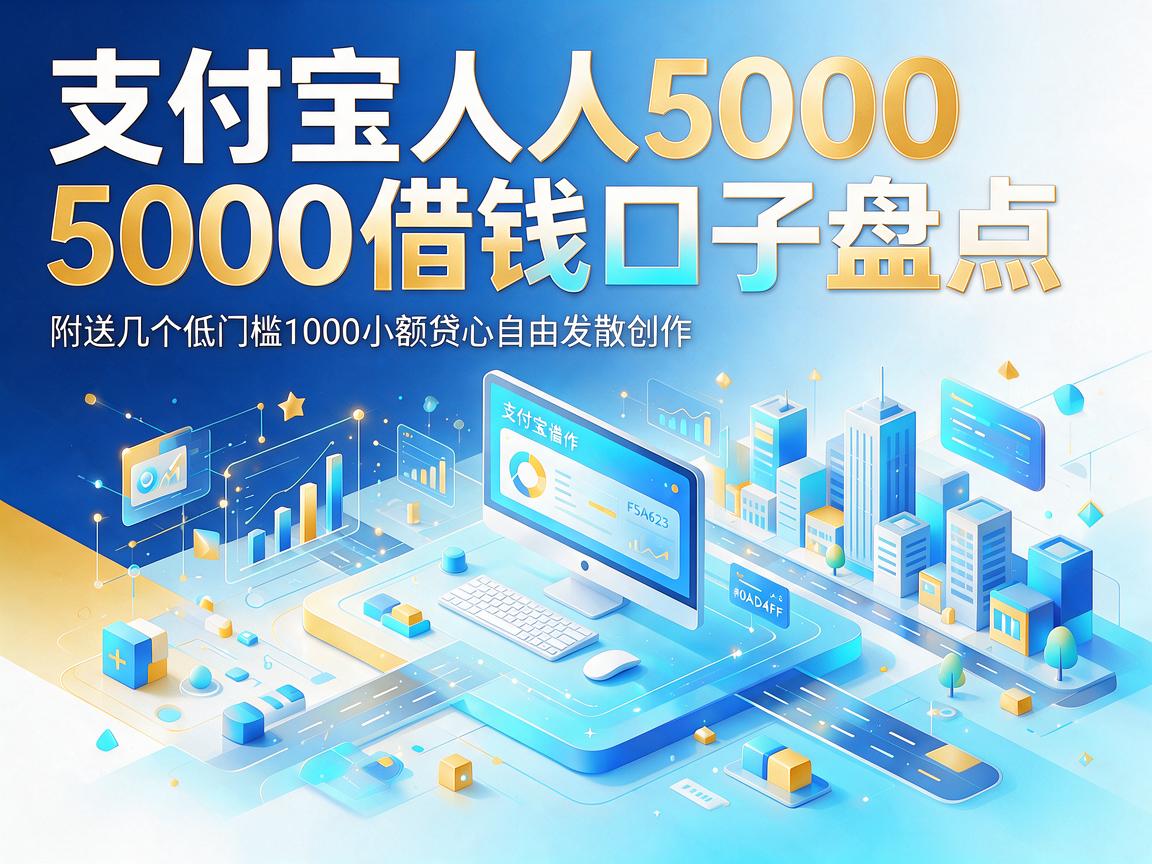 支付宝人人5000借钱口子盘点，附送几个低门槛1000小额贷