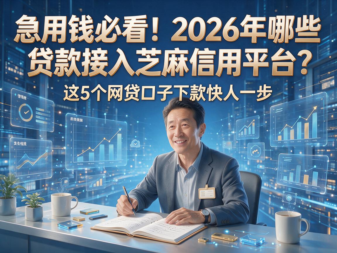 急用钱必看!2026年哪些贷款接入芝麻信用平台?这5个网贷口子下款快人一步