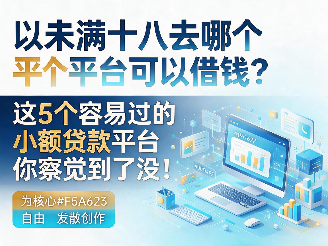 未满十八去哪个平台可以借钱？这5个容易过的小额贷款平台你察觉到了没！