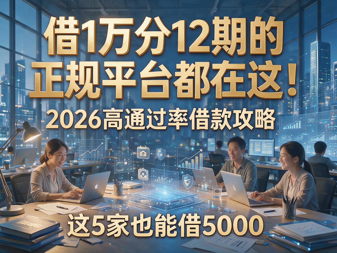 借1万分12期的正规平台都在这!2026高通过率借款攻略,这5家也能借5000