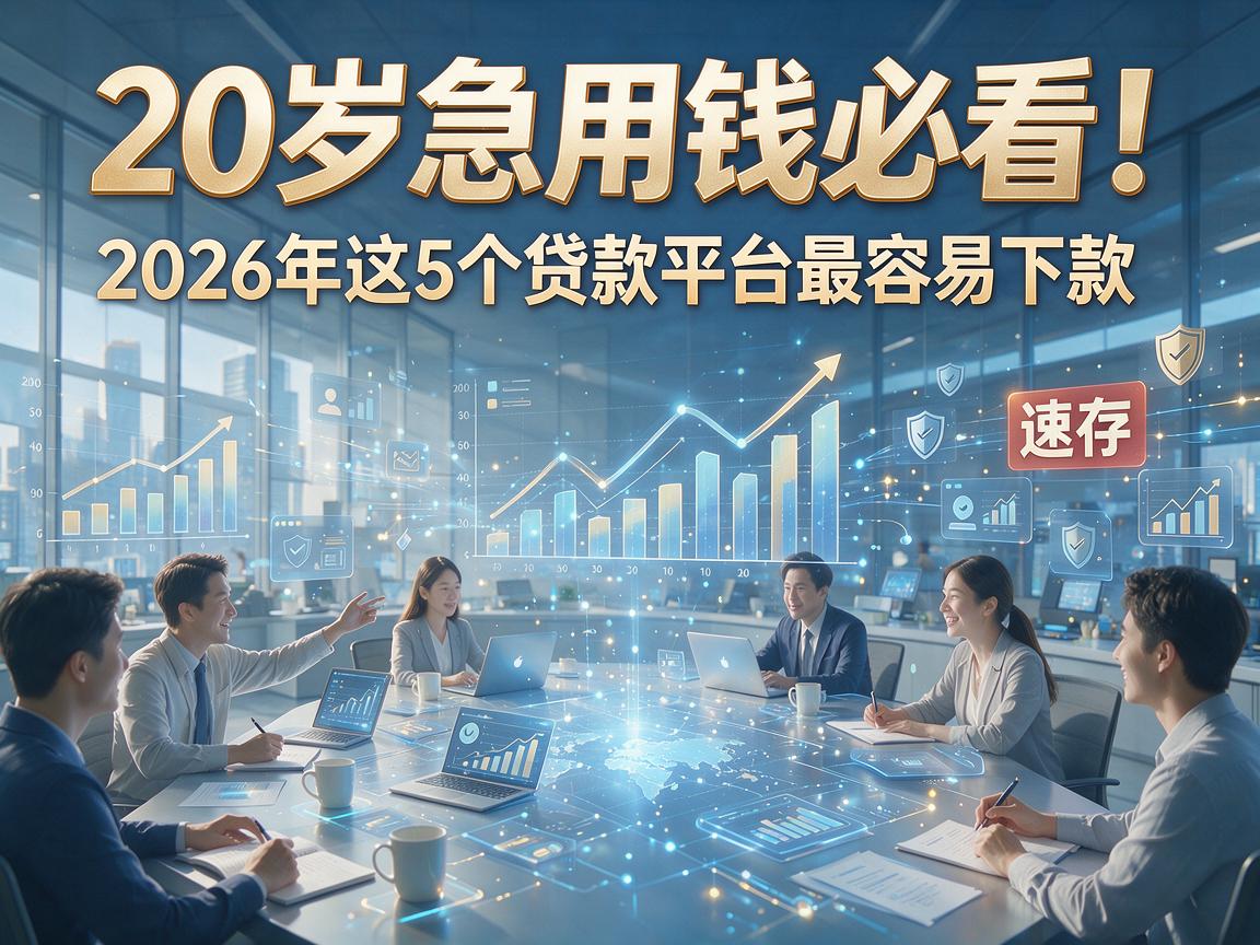 20岁急用钱必看！2026年这5个贷款平台最容易下款，速存