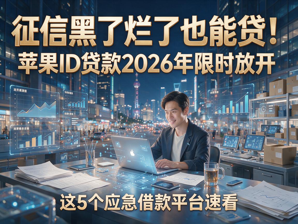 征信黑了烂了也能贷!苹果ID贷款2026年限时放开,这5个应急借款平台速看