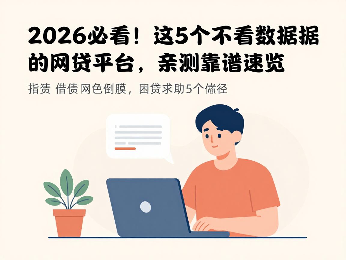2026必看!这5个不看数据的网贷平台,亲测靠谱速览