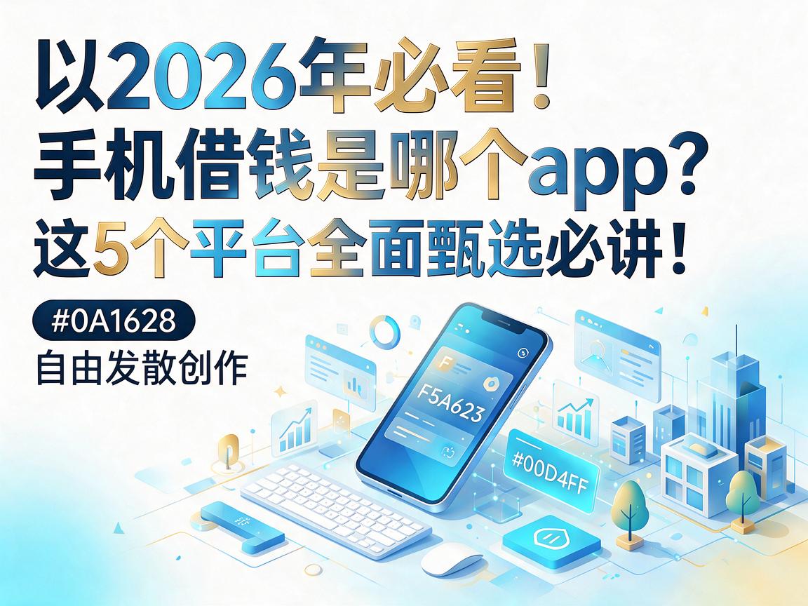2026年必看！手机借钱是哪个app？这5个平台全面甄选必讲！