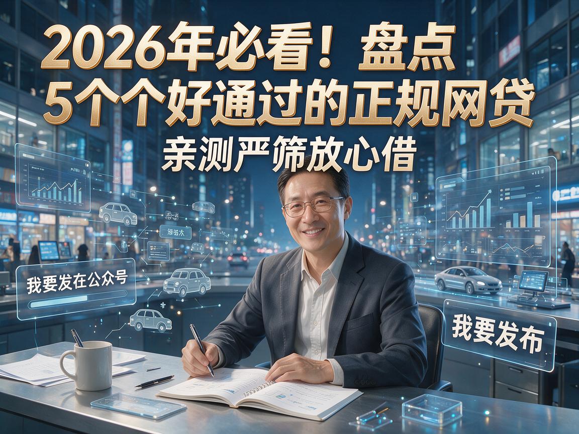 2026年必看！盘点5个好通过的正规网贷，亲测严筛放心借！