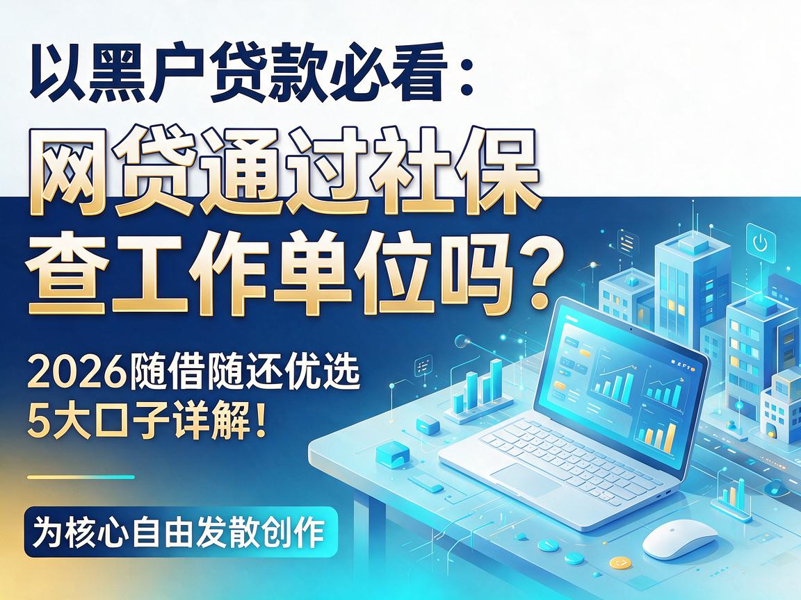 黑户贷款必看：网贷通过社保查工作单位吗？2026随借随还优选5大口子详解！