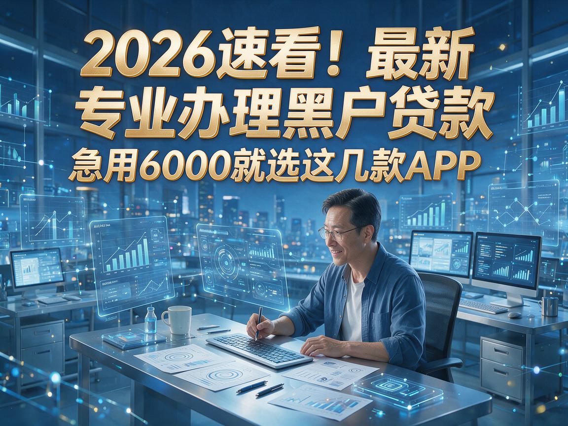 2026速看！最新专业办理黑户贷款，急用6000就选这几款APP！