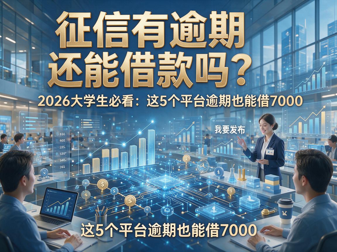 征信有逾期还能借款吗?2026大学生必看:这5个平台逾期也能借7000