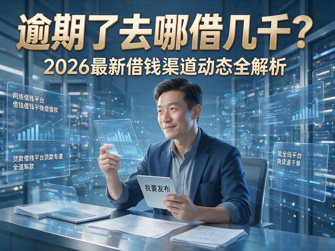 逾期了去哪借几千?2026最新借钱渠道动态全解析!