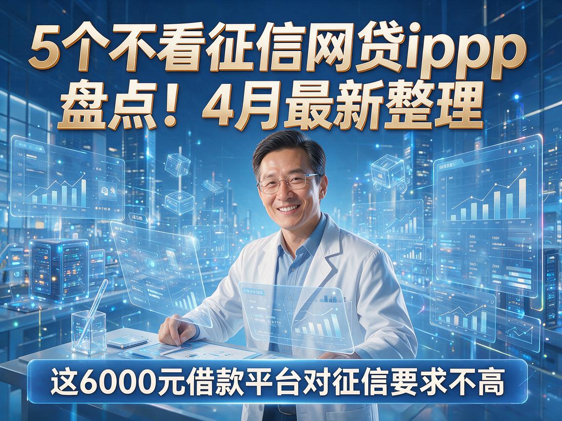 5个不看征信网贷app盘点！4月最新整理，这6000元借款平台对征信要求不高