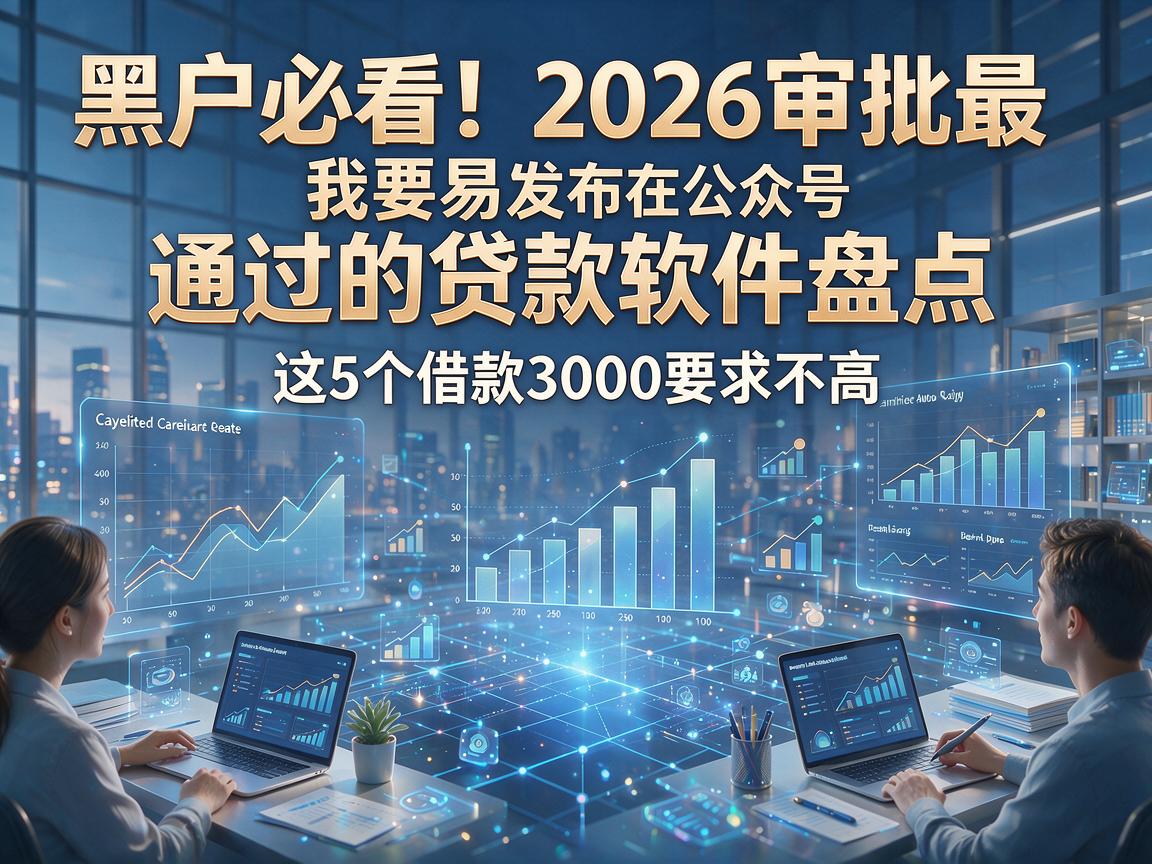 黑户必看!2026审批最容易通过的贷款软件盘点,这5个借款3000要求不高