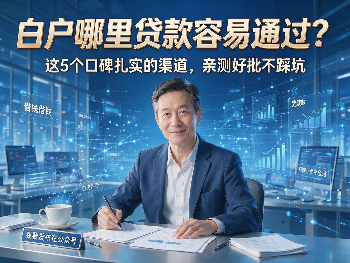 白户哪里贷款容易通过？这5个口碑扎实的渠道，亲测好批不踩坑！