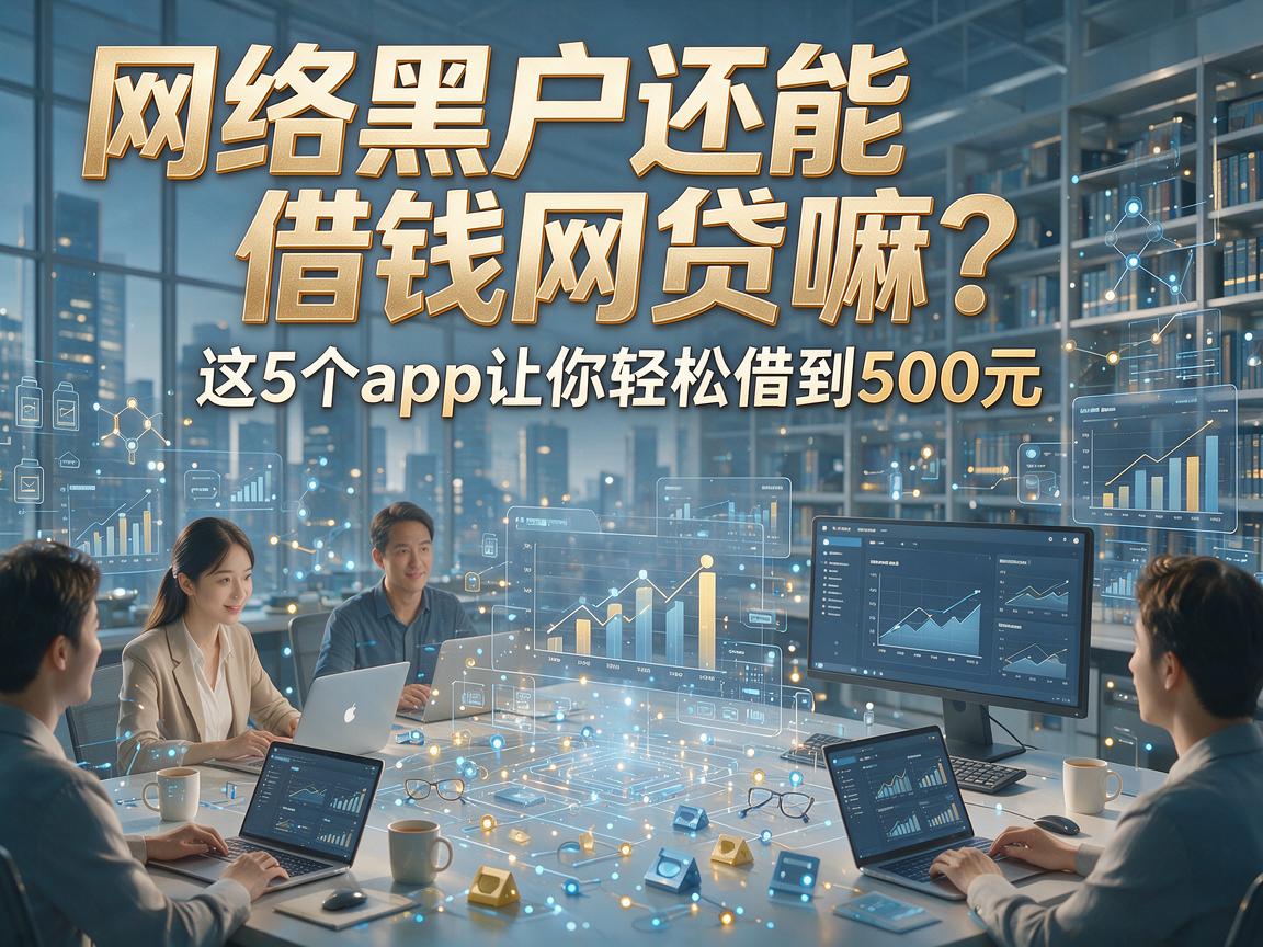网络黑户还能借钱网贷嘛？这5个app让你轻松借到500元