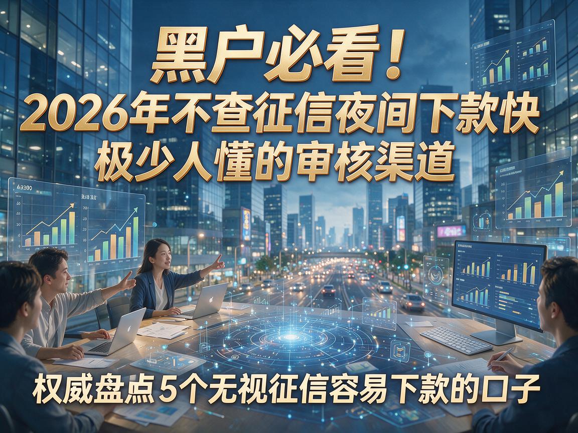 黑户必看！2026年不查征信夜间下款快，极少人懂的审核渠道，权威盘点5个无视征信容易下款的口子