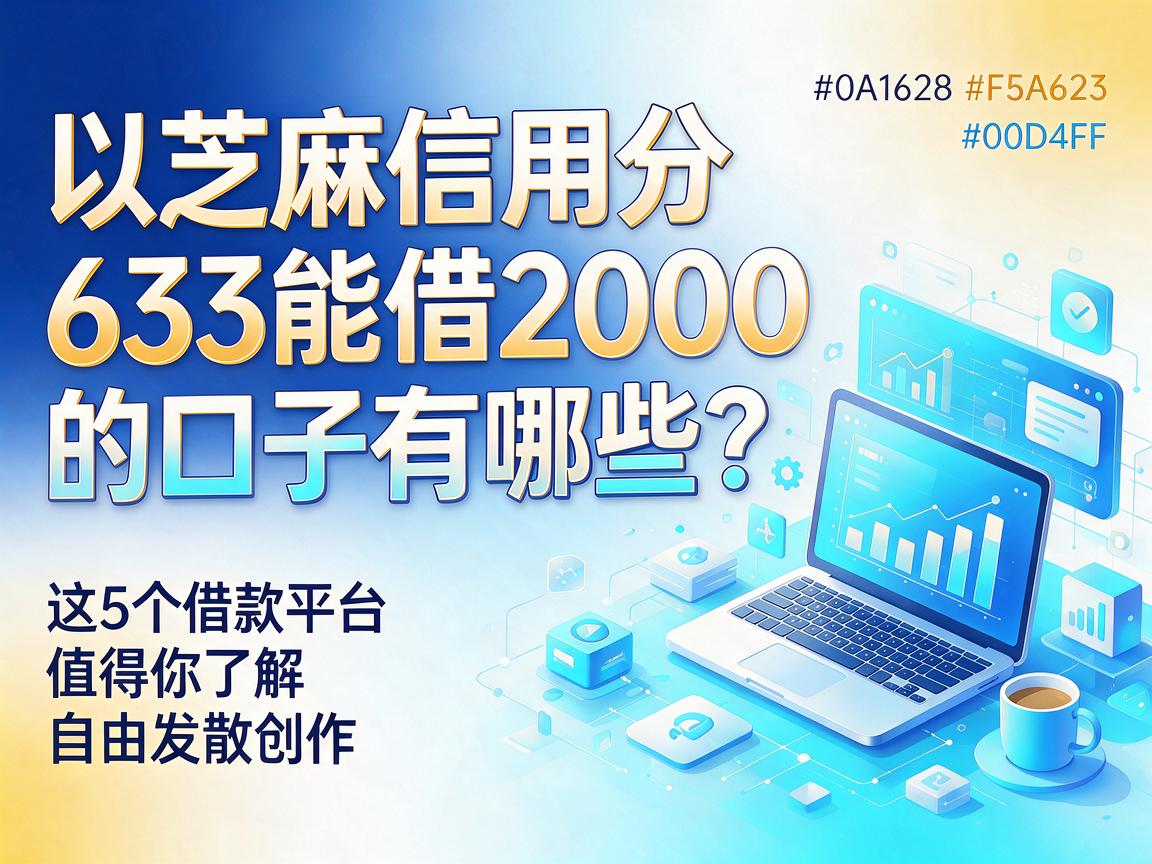 芝麻信用分633能借2000的口子有哪些？这5个借款平台值得你了解