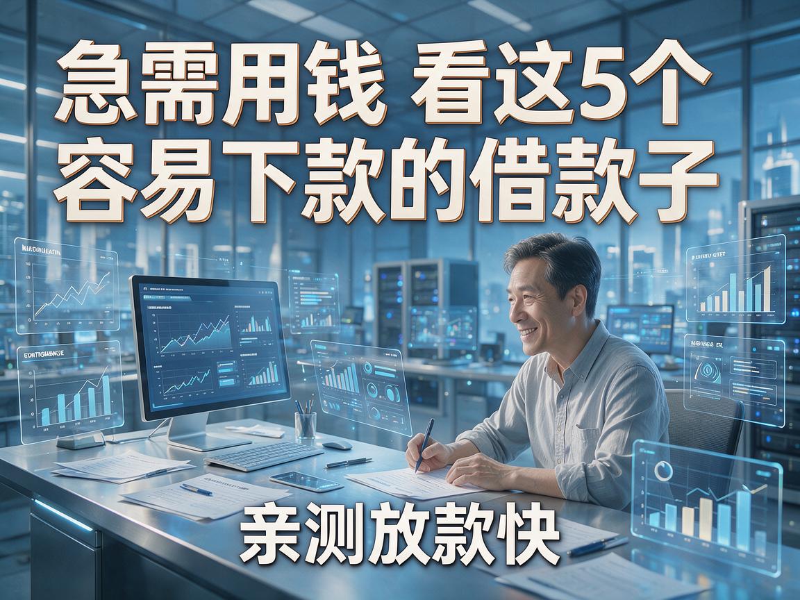 急需用钱看这5个容易下款的借款子，亲测放款快