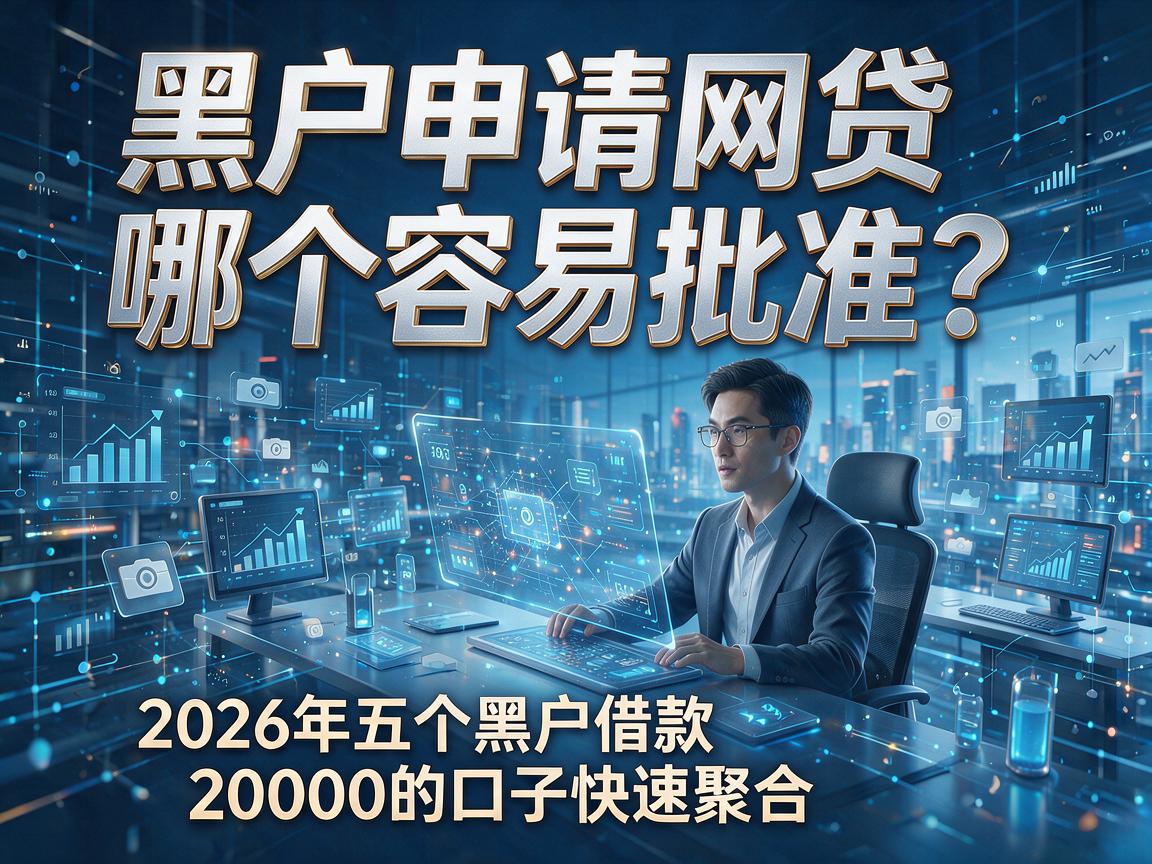 黑户申请网贷哪个容易批准?2026年五个黑户借款20000的口子快速聚合