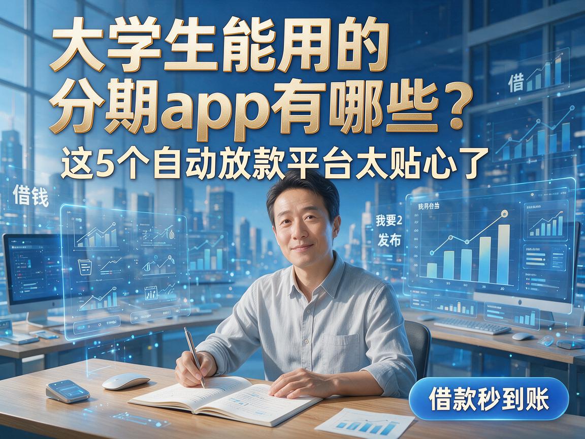 大学生能用的分期app有哪些？这5个自动放款平台太贴心了，借款秒到账