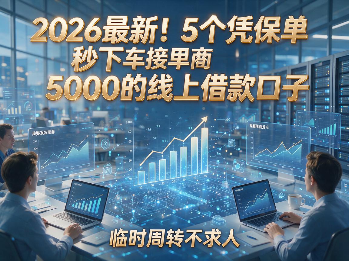 2026最新!5个凭保单秒下5000的线上借款口子,临时周转不求人