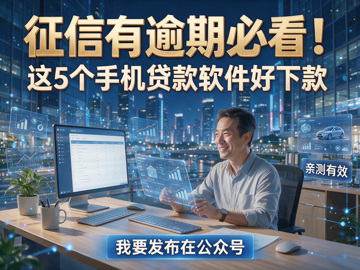 征信有逾期必看！这5个手机贷款软件好下款，亲测有效！