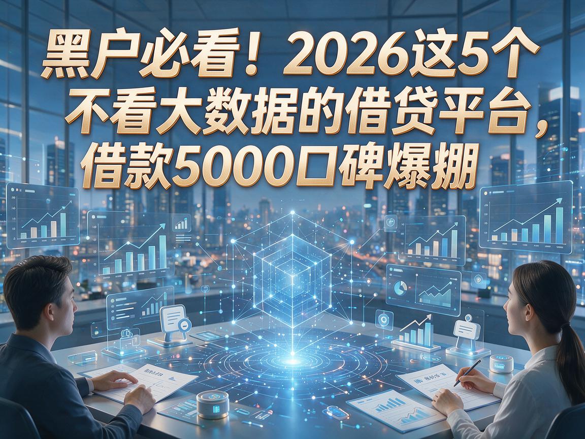 黑户必看！2026这5个不看大数据的借贷平台，借款5000口碑爆棚
