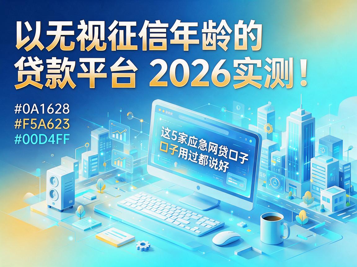 无视征信年龄的贷款平台2026实测！这5家应急网贷口子用过都说好