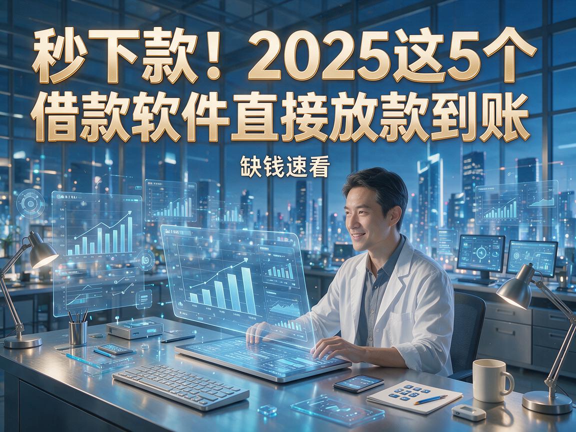 秒下款！2025这5个借款软件直接放款到账，缺钱速看