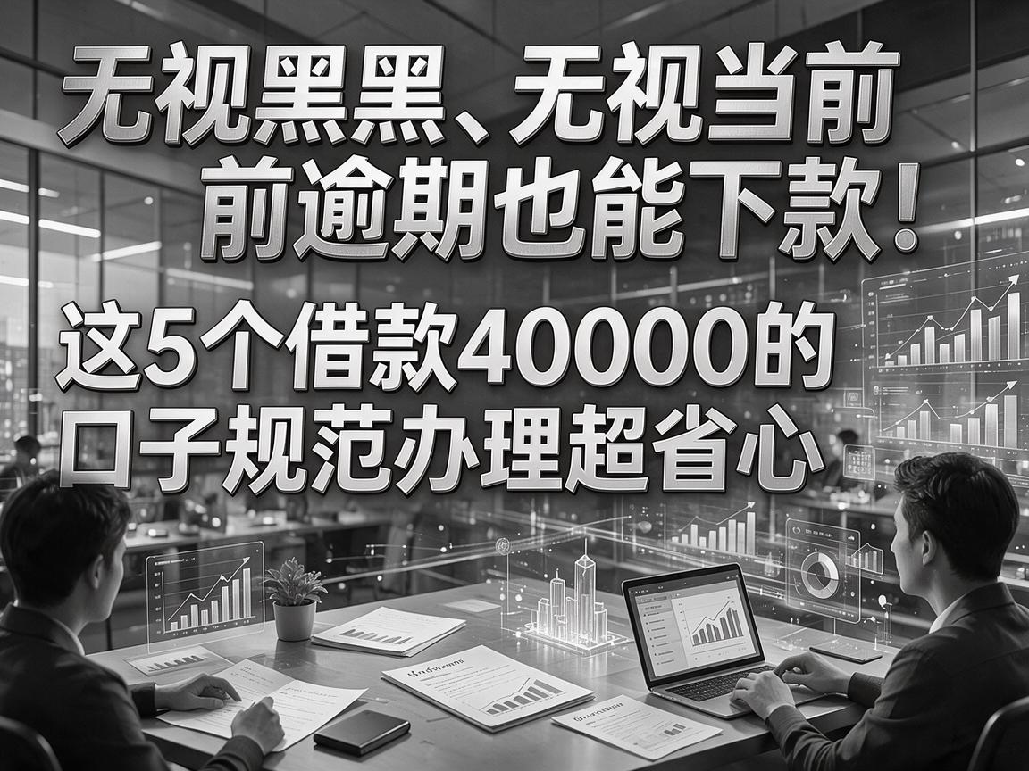 无视黑白、无视当前逾期也能下款！这5个借款40000的口子规范办理超省心