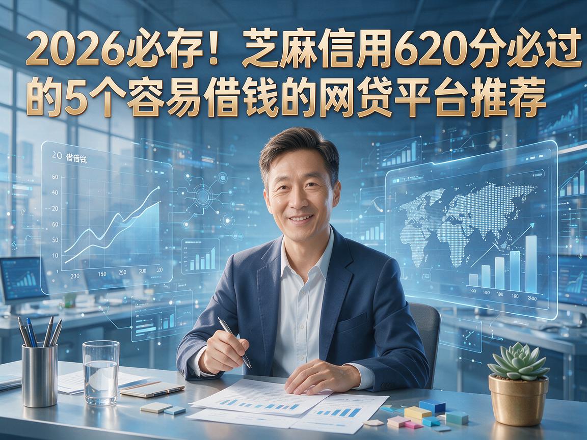 2026必存！芝麻信用620分必过的5个容易借钱的网贷平台推荐