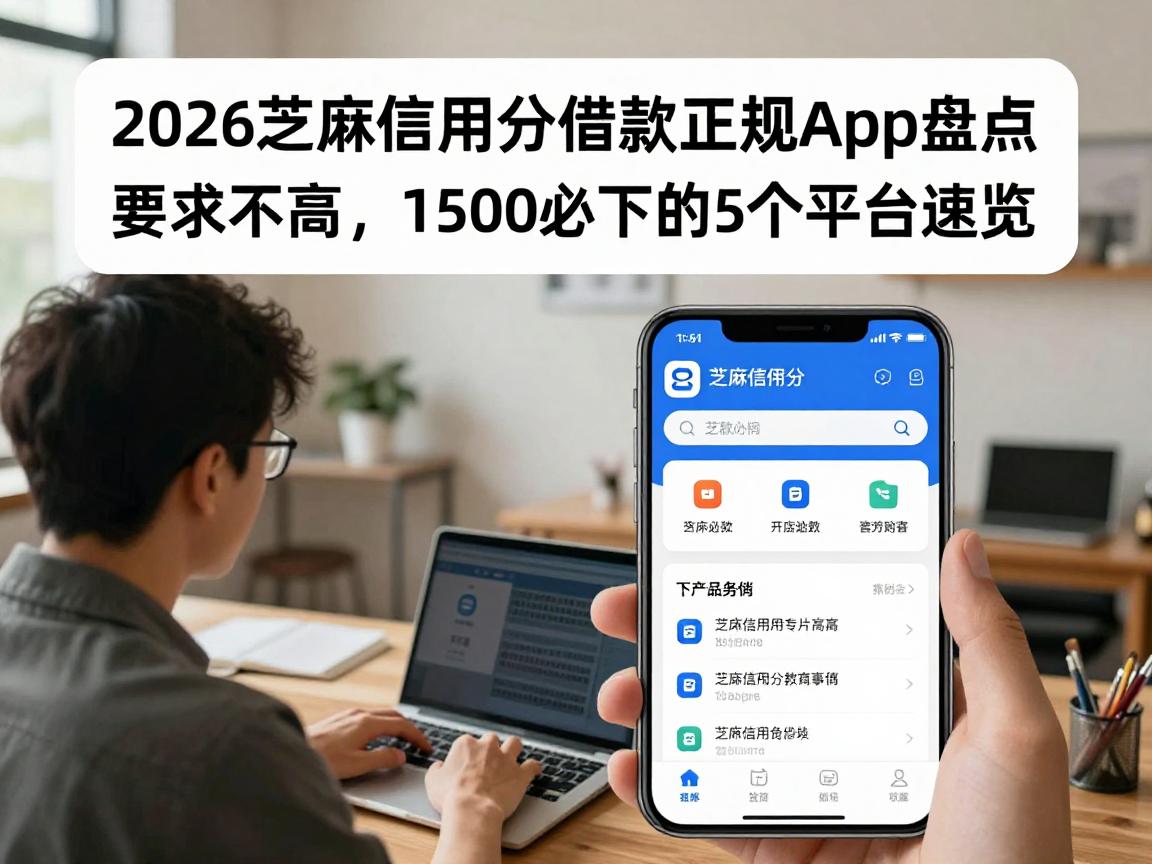 2026芝麻信用分借款正规app盘点!要求不高、1500必下的5个平台速览