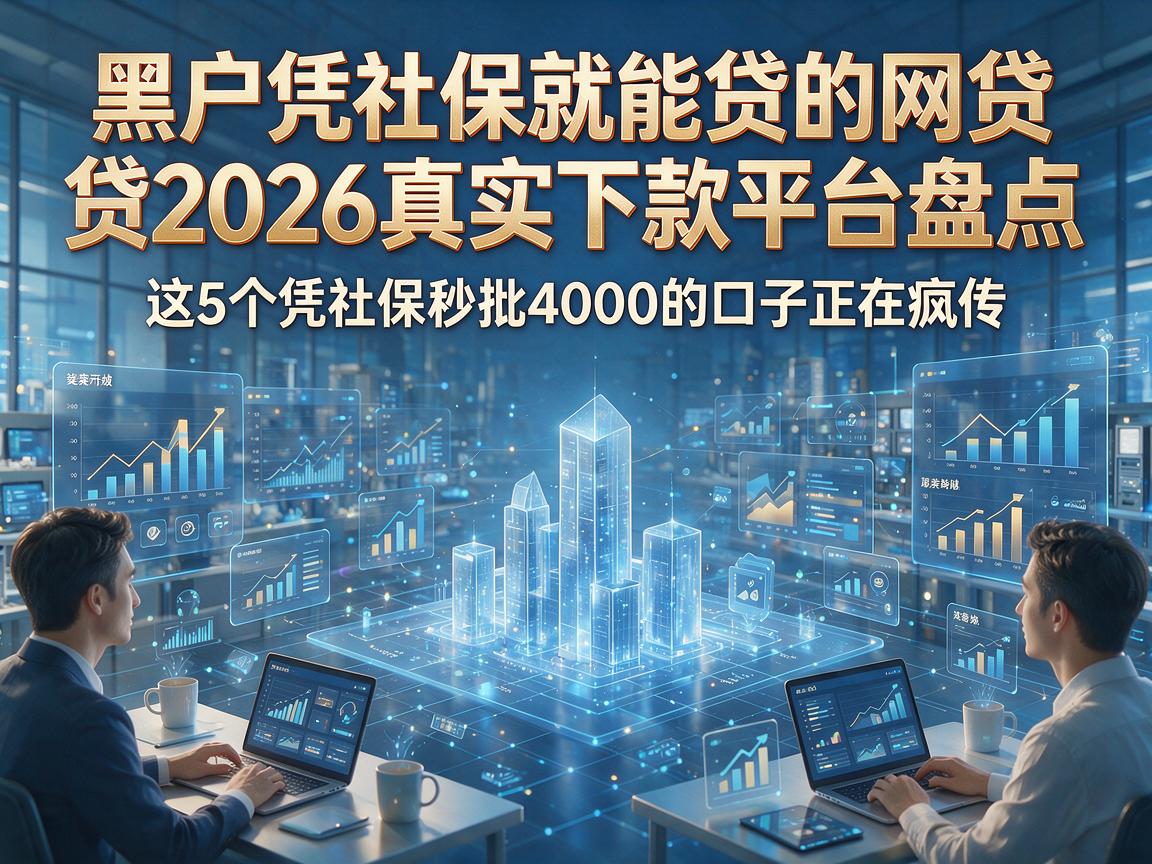 黑户凭社保就能贷的网贷2026真实下款平台盘点，这5个凭社保秒批4000的口子正在疯传