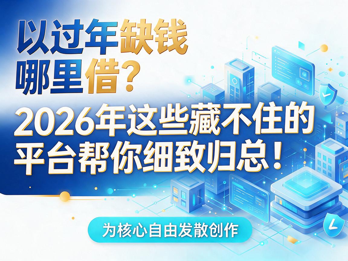 过年缺钱哪里借？2026年这些藏不住的平台帮你细致归总！